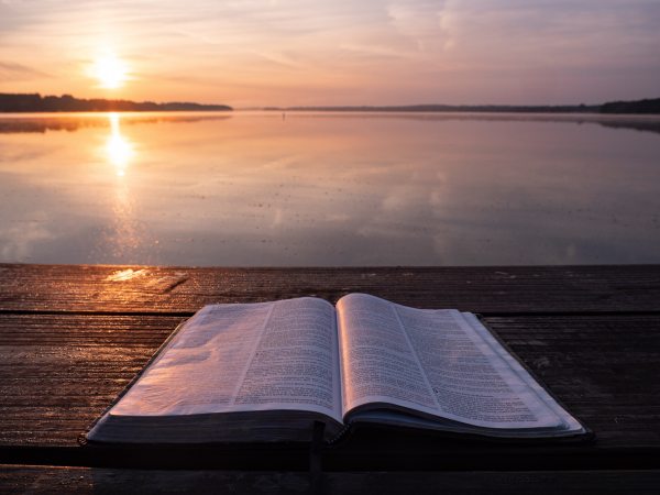 bible at sunrise